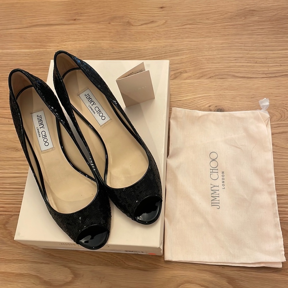 Jimmy Choo Open Toe Heels